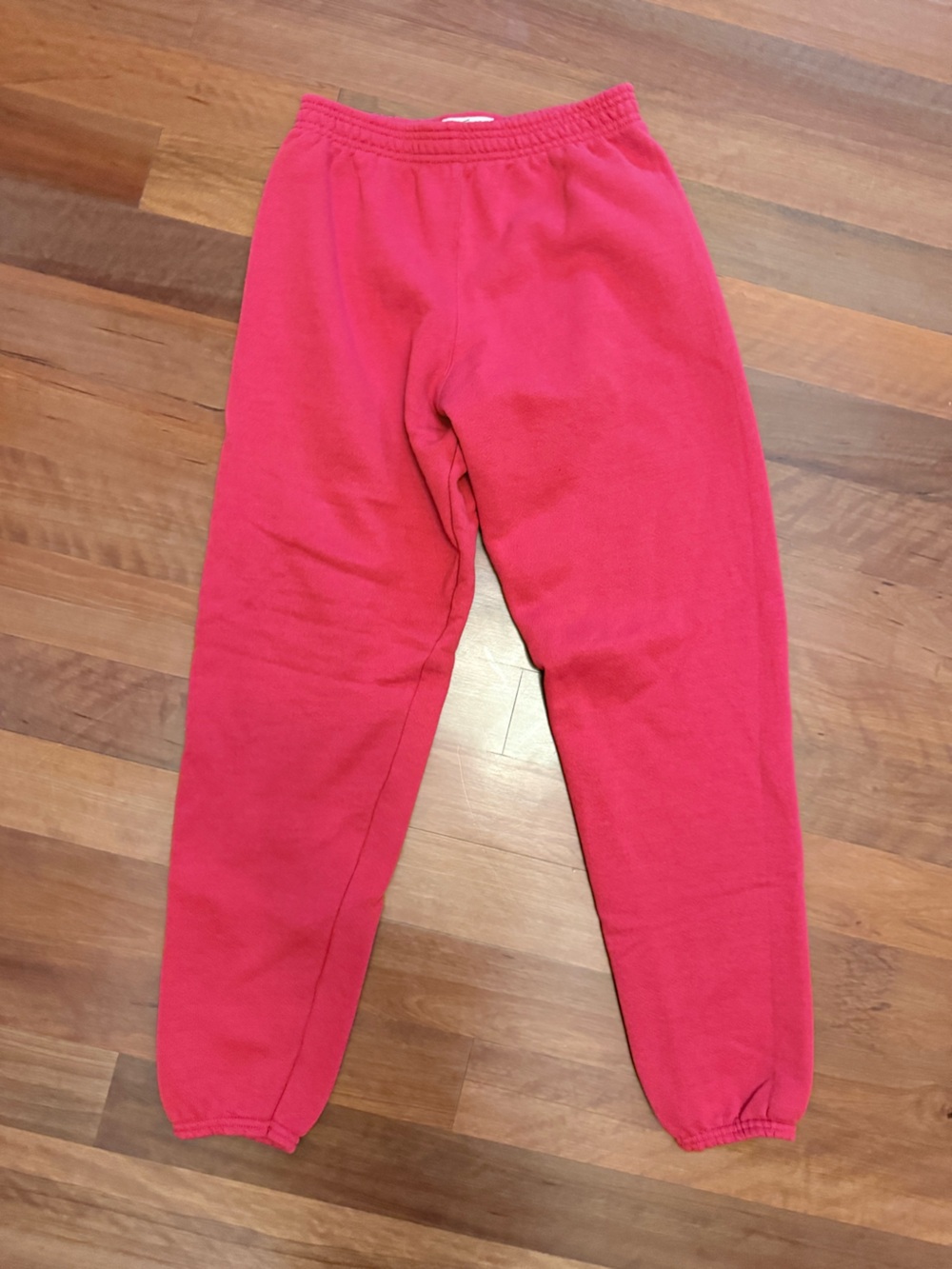 Kids Red Fleece Joggers - Comfortable Everyday Sweatpants
